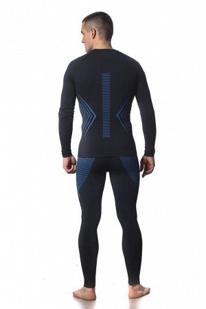 Комплект термобелья X-Line Sport мужской черный с синим