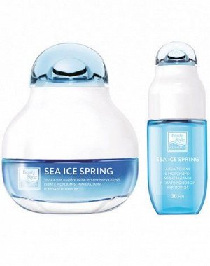 Набор увлажняющих средств "Sea Ice Spring" 2 шага Beauty Style