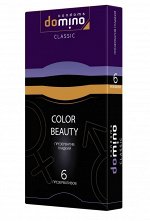 Разноцветные презервативы DOMINO Classic Colour Beauty - 6 шт.