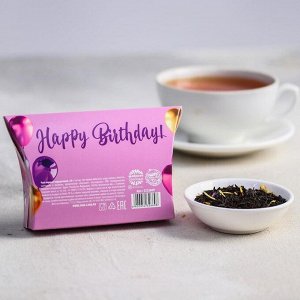 Чай чёрный «С днем рождения», бергамот и лепестки василька, 20.