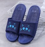 Мужские домашние тапочки, цвет синий