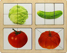 Разрезные картинки "Овощи-1"