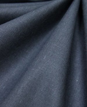 Поплин "Черный с серым оттенком", ш.2.2м, хлопок-100%, 120гр/м.кв