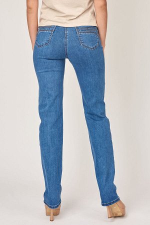 Слегка приуженные синие джинсы (ряд 44-56) арт. SS73080-4114-2