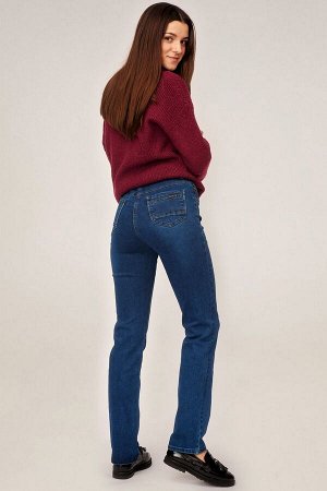 Слегка приуженные синие джинсы (ряд 44-56) арт. SS73108-4117-2C