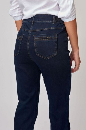 Слегка приуженные синие джинсы ЕВРО (ряд 46-58) арт. M-BL72799-4108-2