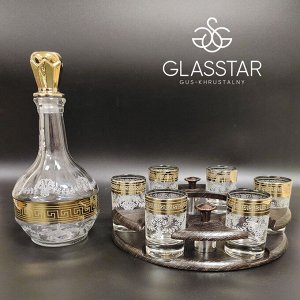 GLASSTAR Gus-Khrustalny Изысканный набор Glasstar Барокко 8 предметов