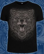 Футболки мужские Bear (Светится в темноте и ультрафиолете)