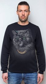 Свитшоты лёгкие Кот Базилио (Светится в темноте и ультрафиолете) NEW!