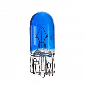 Галогенная лампа Cartage BLUE T10 W5W, 12 В, 5 Вт, набор 10 шт