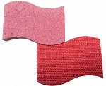 Набор губок из целлюлозы и PVC сетки, для посуды, 2шт