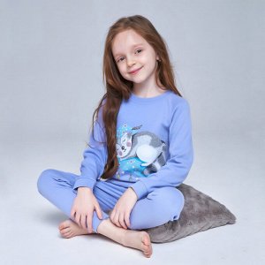 KOGANKIDS Пижама для девочки, сиреневый