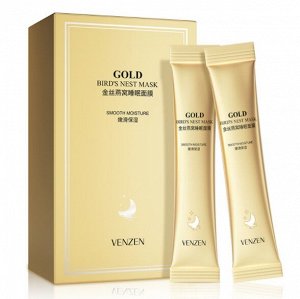 Ночная маска VENZEN GOLD BERDS NEST лифтинг-эффект, 4 мл