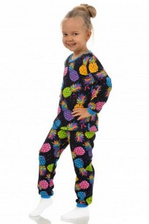 Пижама детская П-3 для девочки (футер)