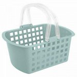 Корзина хозяйственная пластмассовая 31х24х15см, с ручками, ц