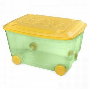 Контейнер-ящик детский для хранения игрушек пластмассовый 58