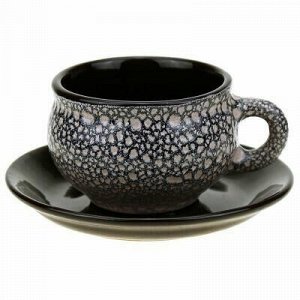 "Мрамор" Сервиз чайный керамический "Орнамент" чашка чайная