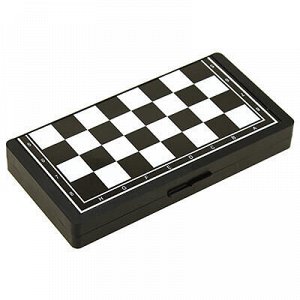 Шахматы "3 в 1" шахматы/шашки/нарды: доска пластиковая 18,8х