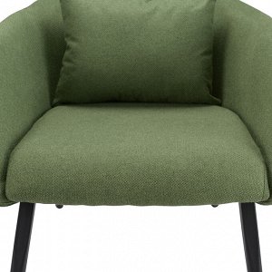 Кресло с подставкой для ног и подушкой Berg Bridjet, зеленое