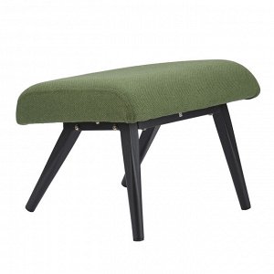 Кресло с подставкой для ног и подушкой Berg Bridjet, зеленое