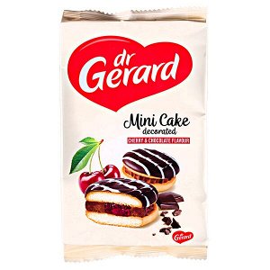 Печенье Dr. Gerard Mini Cake Decorated Cherry 165 г 1 уп.х 12 шт.