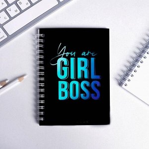 Блокнот голографический You are Girl Boss, 40 листов