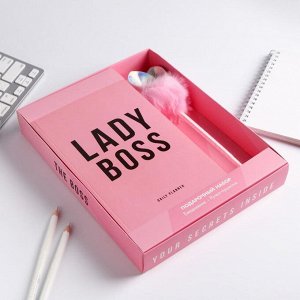 Подарочный набор: Ежедневники ручка Lady Boss