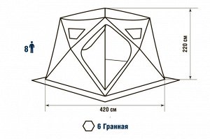 Палатка HIGASHI Winter Camo Yurta Hot