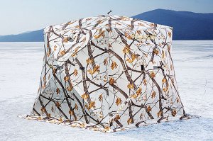 Палатка HIGASHI Winter Camo Pyramid Hot