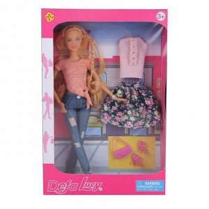 Кукла DEFA Lucy "Городской стиль" (29 см, одежда, аксесс.)