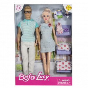 Набор кукол DEFA Lucy "Счастливая парочка" (2 шт., аксесс., 28 см., в ассорт.)