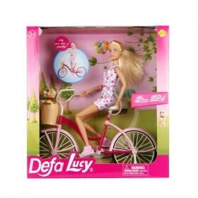 Кукла DEFA Lucy "Велопрогулка" (27 см, аксесс.)