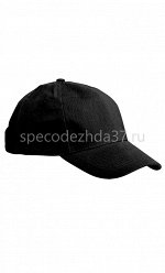 Бейсболка &quot;Челси&quot; цв.чёрный тк.полувелюр