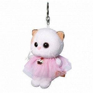 Мягкая игрушка-брелок «Кошечка Ли Ли в платье» 12 см