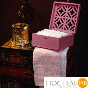 Подарочное полотенце Arya 30X30 6 Пр. Case Pink Белый, Розовый