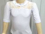 Блуза с коротким рукавом