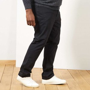 Удобные брюки из габардина - черный