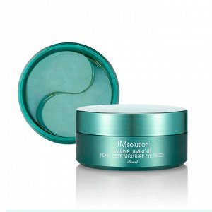 JMSOLUTION MARINE LUMINOUS PEARL DEEP MOISTURE EYE PATCH 60ea Гидрогелевые патчи с экстрактом жемчуга 60шт