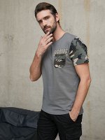 Фуфайка (футболка) муж BeGood SS21MJ221 Safari хаки