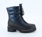 Z20141-01-8 синий (Иск.кожа/Иск.мех) П/сапоги женские