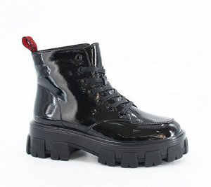 Z20311-01-1 черный (Иск.кожа/Иск.мех) Ботинки женские