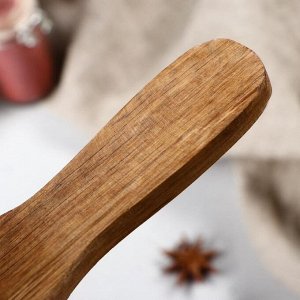 Лопатка для салата деревянная "Люкс", 20х5 см, массив дуба