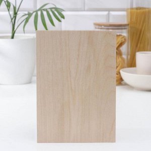 Доска разделочная деревянная «Правила мамы», 22,5x16x0,5 см