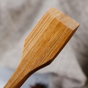 Ложка-лопатка деревянная, 16х4 см, массив черешни