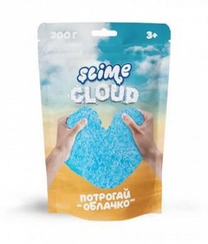 Слайм Cloud-slime потрогай Облачко, с ароматом тропик, 200 гр, арт.S130-23