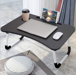 Универсальный складной столик для завтрака с подставкой и ножками Bed Desk With Holder Small