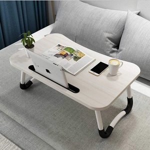 Универсальный складной столик для завтрака с подставкой и ножками Bed Desk With Holder Small
