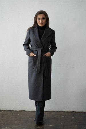 Пальто женское демисезонное 22550  (серый)