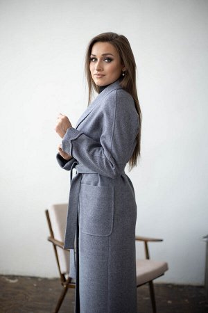 Пальто женское демисезонное 22920  (серый)