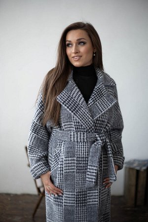 Пальто женское демисезонное 22480  (grey)